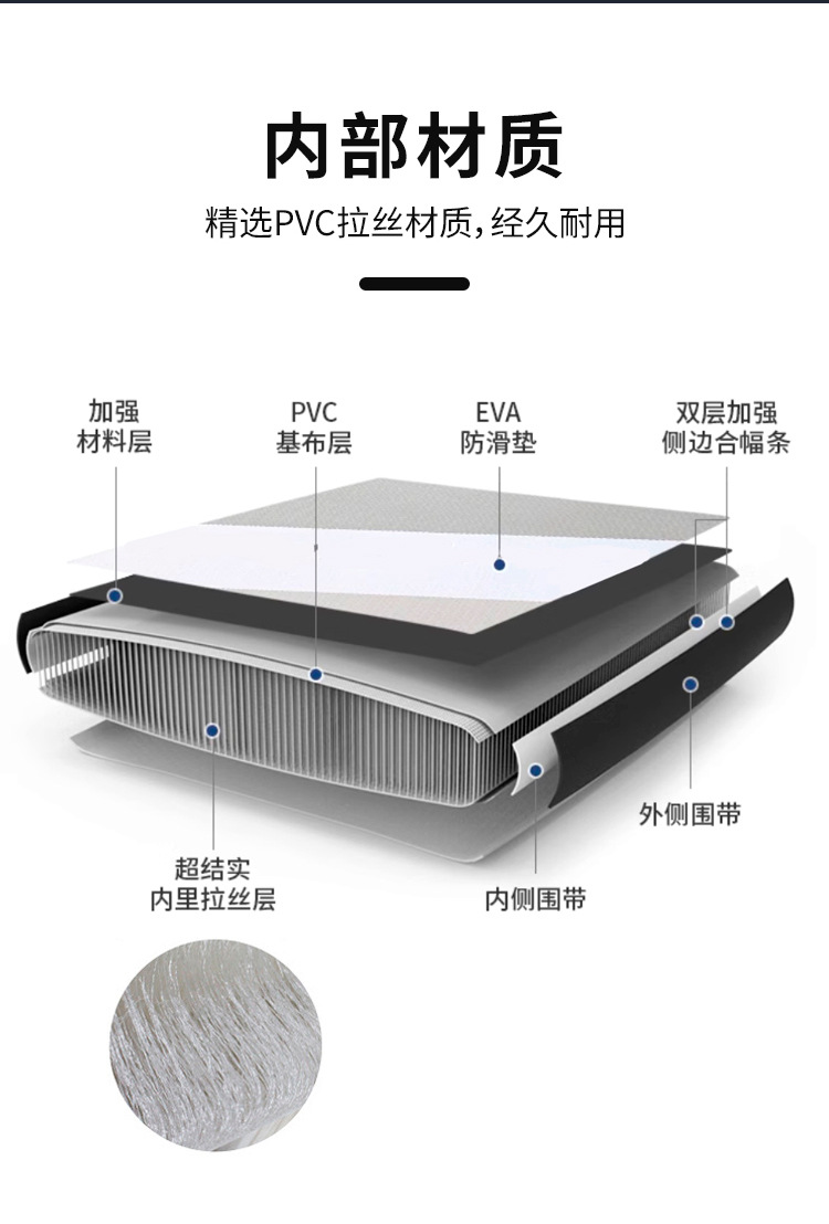 江苏博浪PVC拉丝布加宽充气冲浪板浆板厂家定制详情4