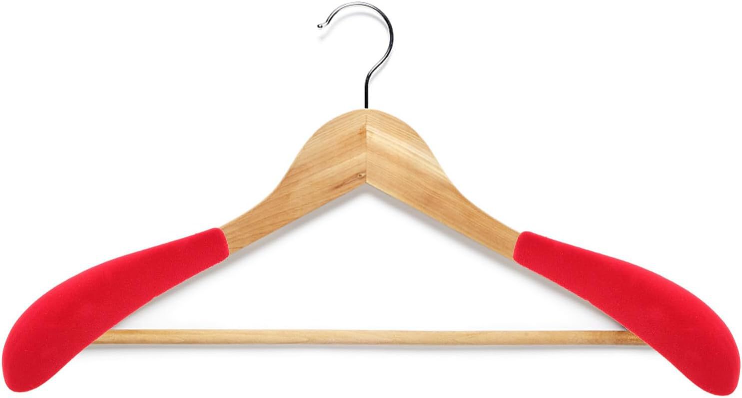 Black thickened and widened anti-slip and anti-deformation shoulder support for flocked clothes hanger, shoulder pad for shoulder shaping of clothes hanger accessories pic 30