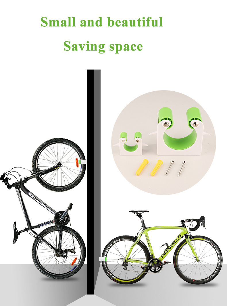 Bicycle parking buckle, bicycle mountain bike fixed frame, hanging frame, wall, household indoor road bike fixed display stand pic 3