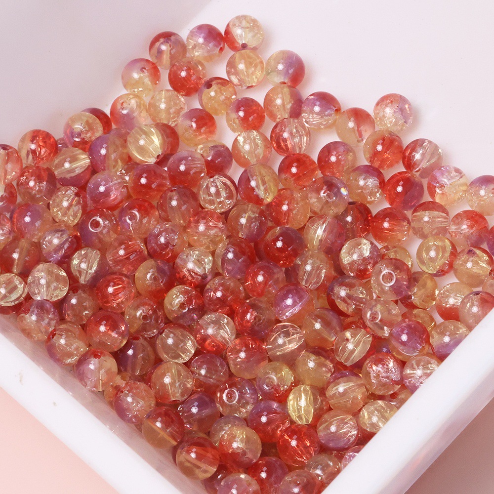 新10mm三色冰魄裂纹珠手工琉璃串珠散珠diy饰品手链配件项链材料详情30