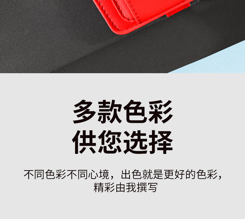 车载卡片包汽车遮阳板票据档眼镜夹证件夹收纳夹荔枝纹高速加油卡详情8