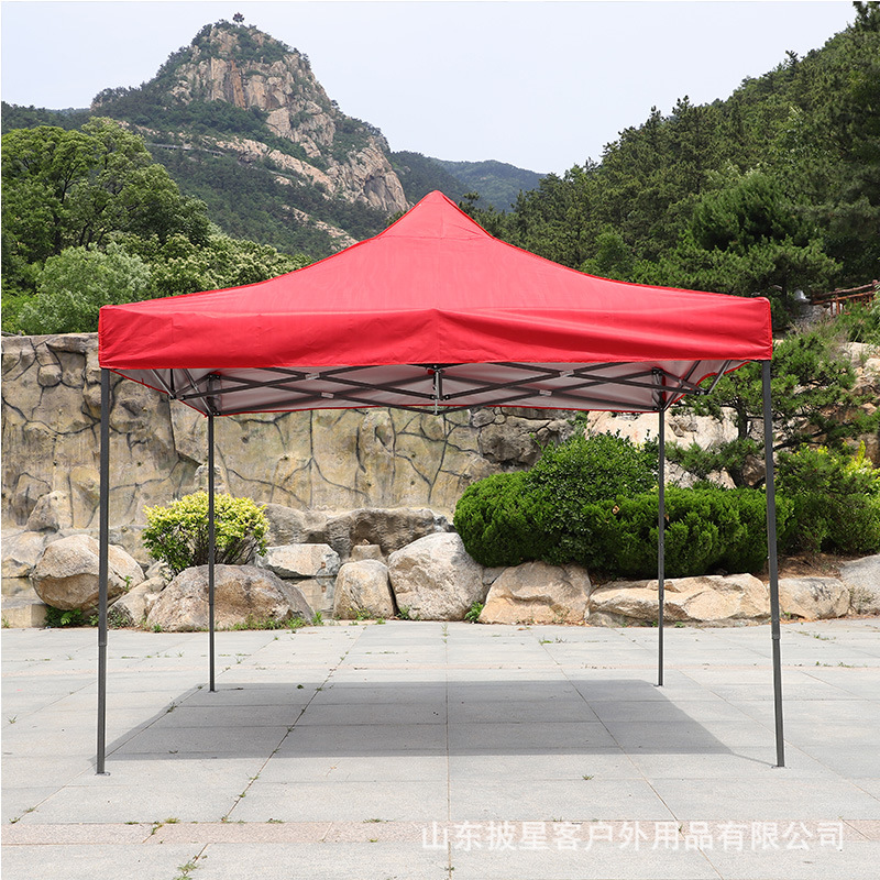 Linyi manufacturer wholesale direct sales advertising outdoor rain shelters, folding sunshades, four-legged large umbrellas for street vending, black diamond pic 10