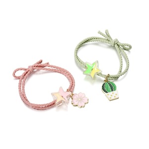 小清新扎头皮筋头发绳圈女 ins森林系高颜值可爱简约手链手绳批发详情12