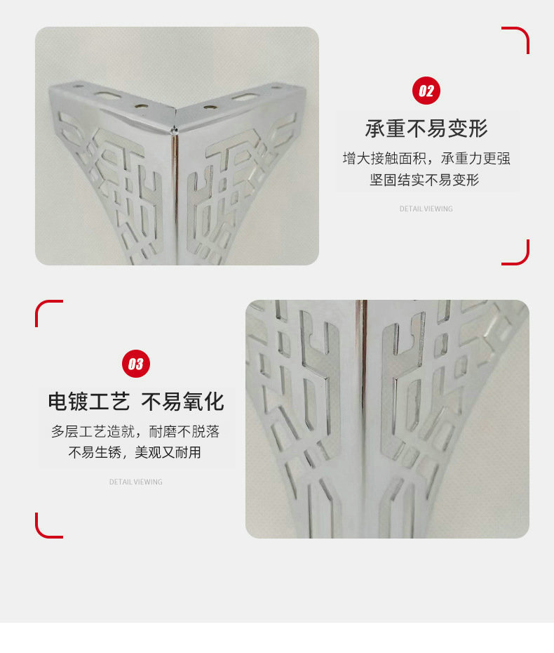 Wholesale of European-style antique striped carved and hollowed-out cabinet legs, TV coffee table legs, metal furniture legs, sofa legs and support legs pic 16