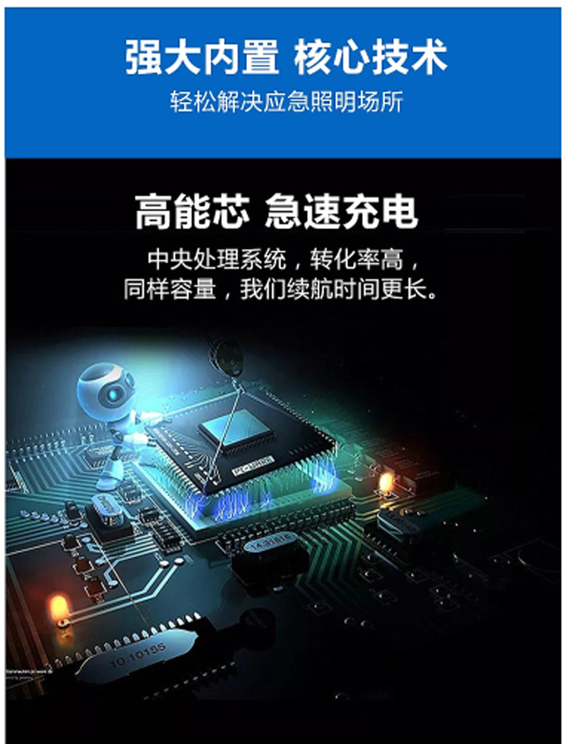 TY-8831S portable camping lamp, household power outage emergency light, outdoor stall long-life solar lighting lamp pic 6