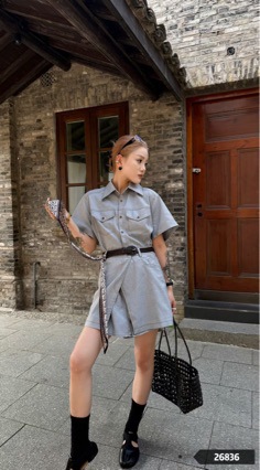 时尚套装女2026夏季新款洋气收腰显瘦百搭裙子详情5