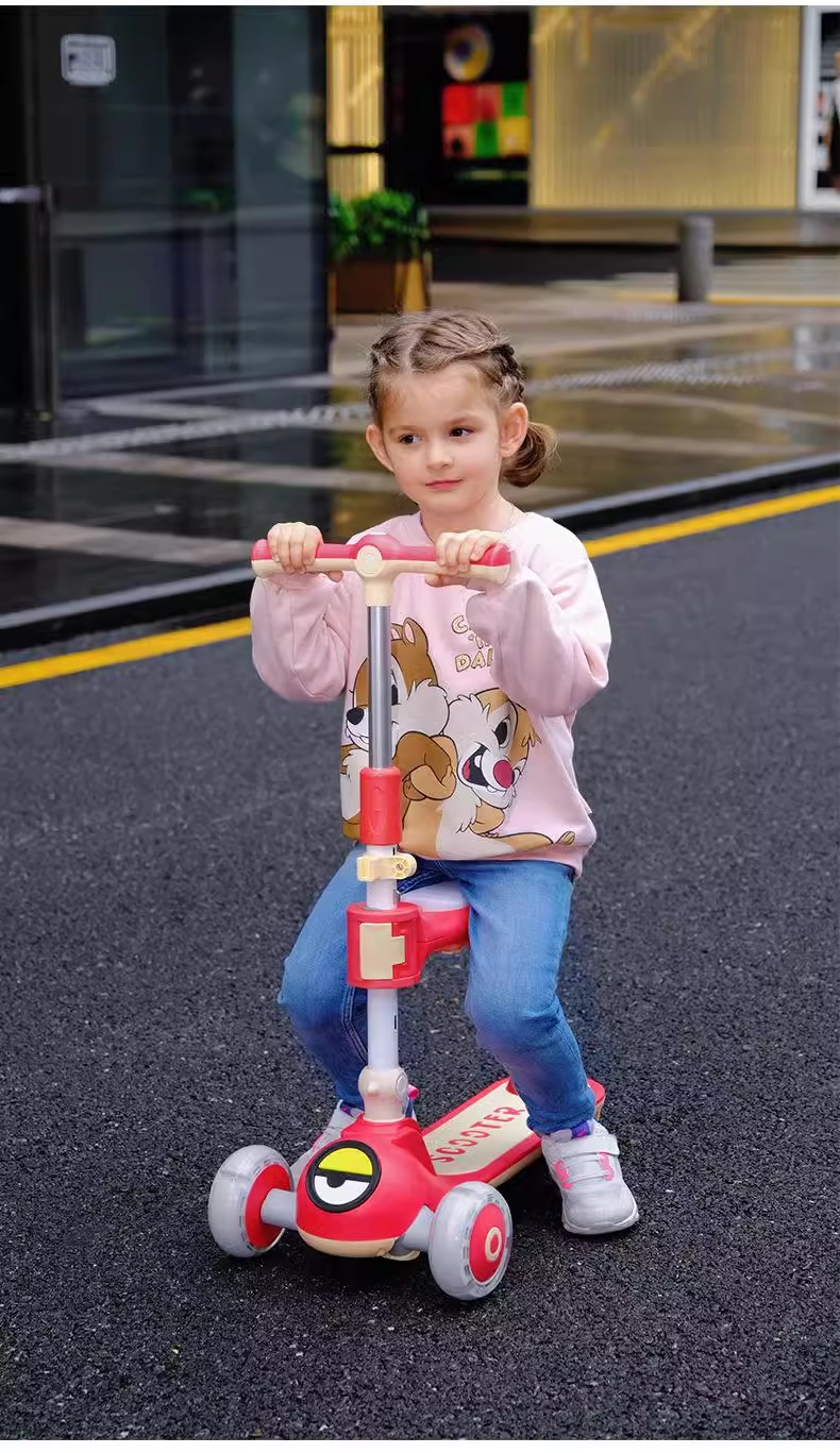 滑板车儿童1-3-6-12岁男女孩踏板可坐可骑三合一宝宝滑滑溜溜车详情19