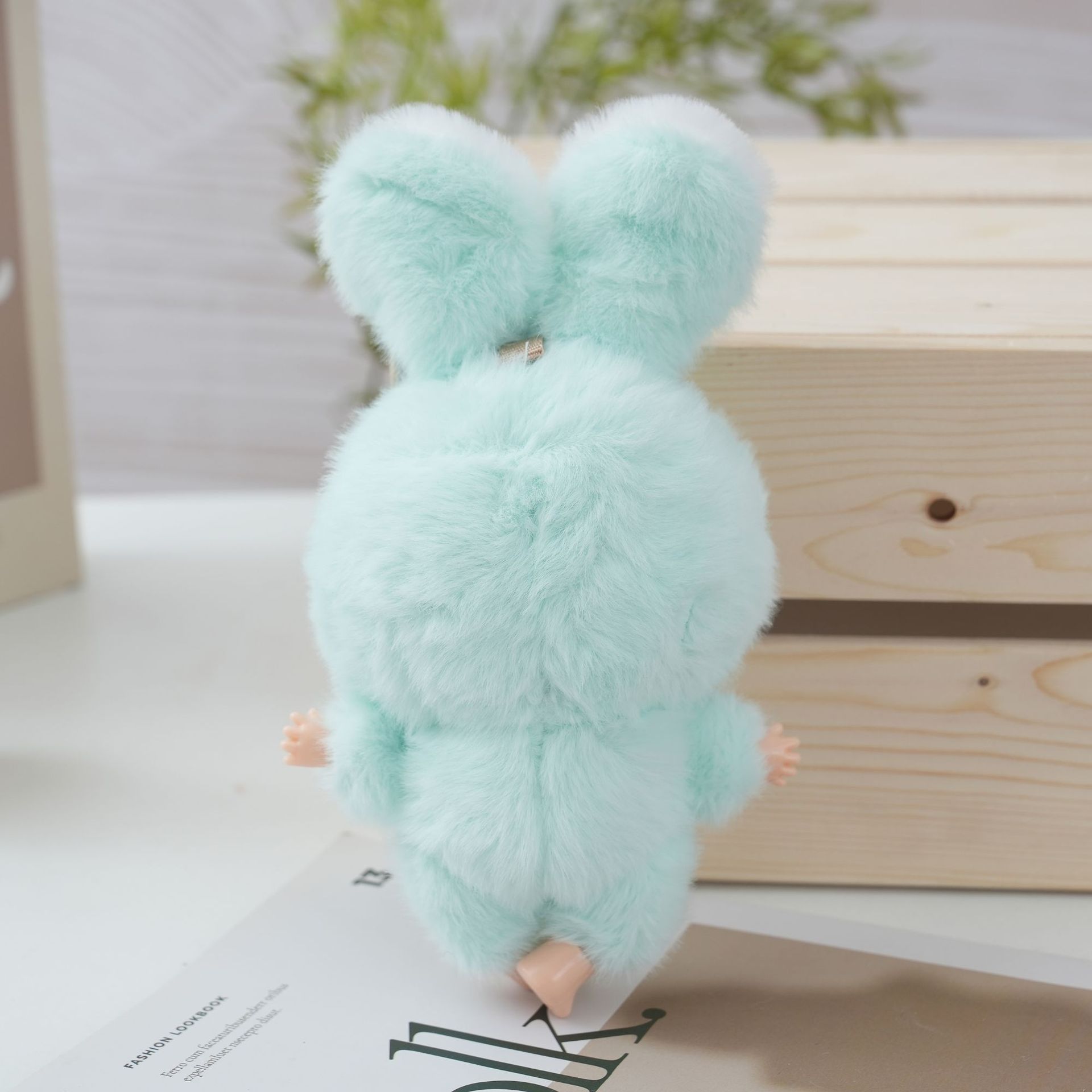 新款搪胶脸娃三岁小小兔毛绒玩具挂件可爱儿童礼物娃娃公仔玩偶详情17