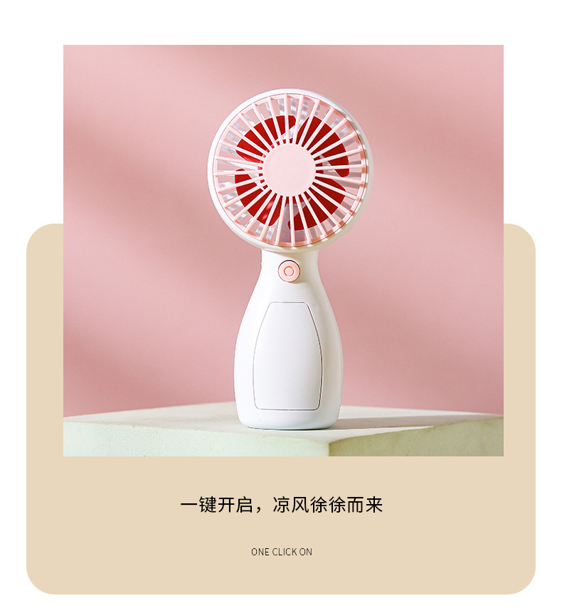 Summer handheld fan usb charging small fan portable mini dormitory desktop silent gift ground promotion wholesale pic 7