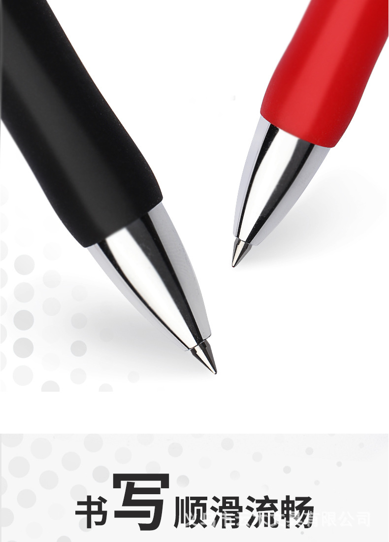 K35 Press gel pen for students, black carbon signature press ball type 0.5 high-end office gel pen pic 9