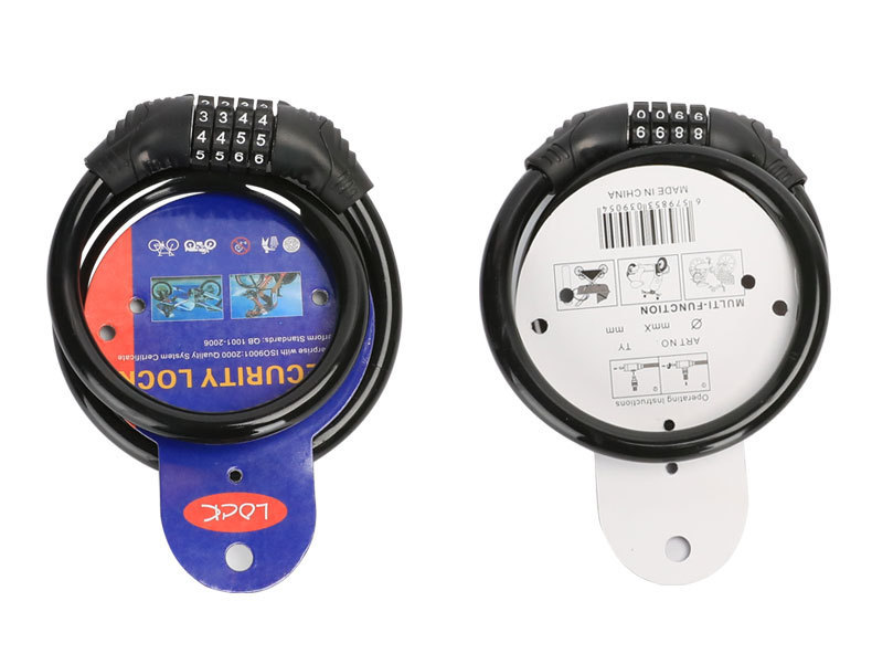 Bicycle lock, anti-theft combination lock, mountain bike, portable bike lock, electric bike, electric bike lock, chain lock, bicycle lock pic 30