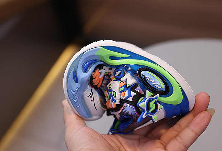 旋转扣小孩儿童鞋子男童运动鞋女童篮球鞋透气皮面软底防滑跑步鞋详情18