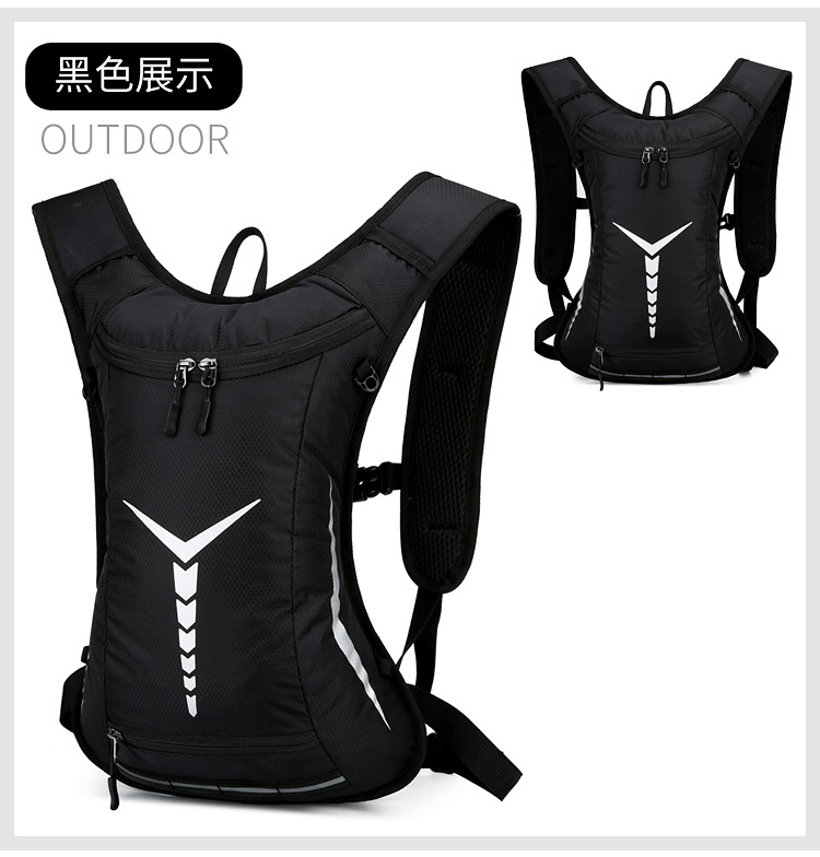 New outdoor colorful cycling bag, Korean-style simple sports mountaineering and off-road fitness water bag, water-resistant backpack pic 25