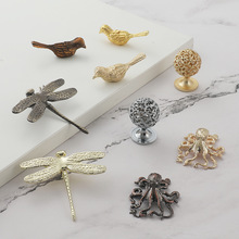 Modern light luxury zinc alloy butterfly, flying bee, leaf, starfish, elk living room, bedroom, bedside, drawer, cabinet door handle pic 22