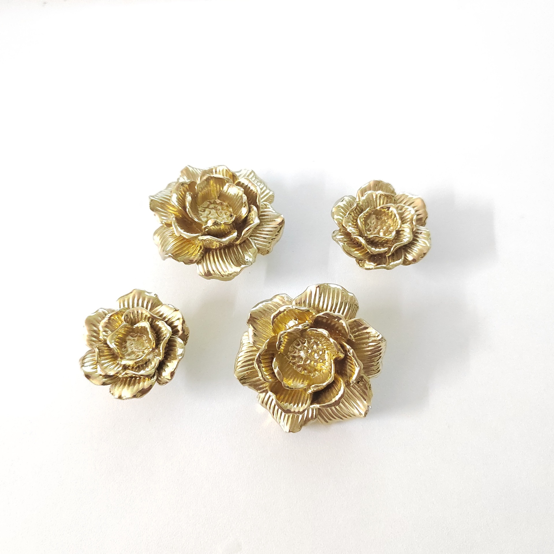 Brass rose drawers, cabinet doors, kitchen cabinets, wardrobes, wine cabinets, shoe cabinets, bookcases, TV cabinets, handles pic 3