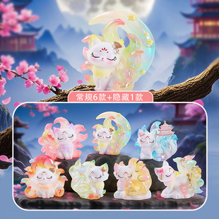 萌物趣多多水晶盲盒卧室装饰办公桌茶几摆件新款批发萌趣礼物详情3