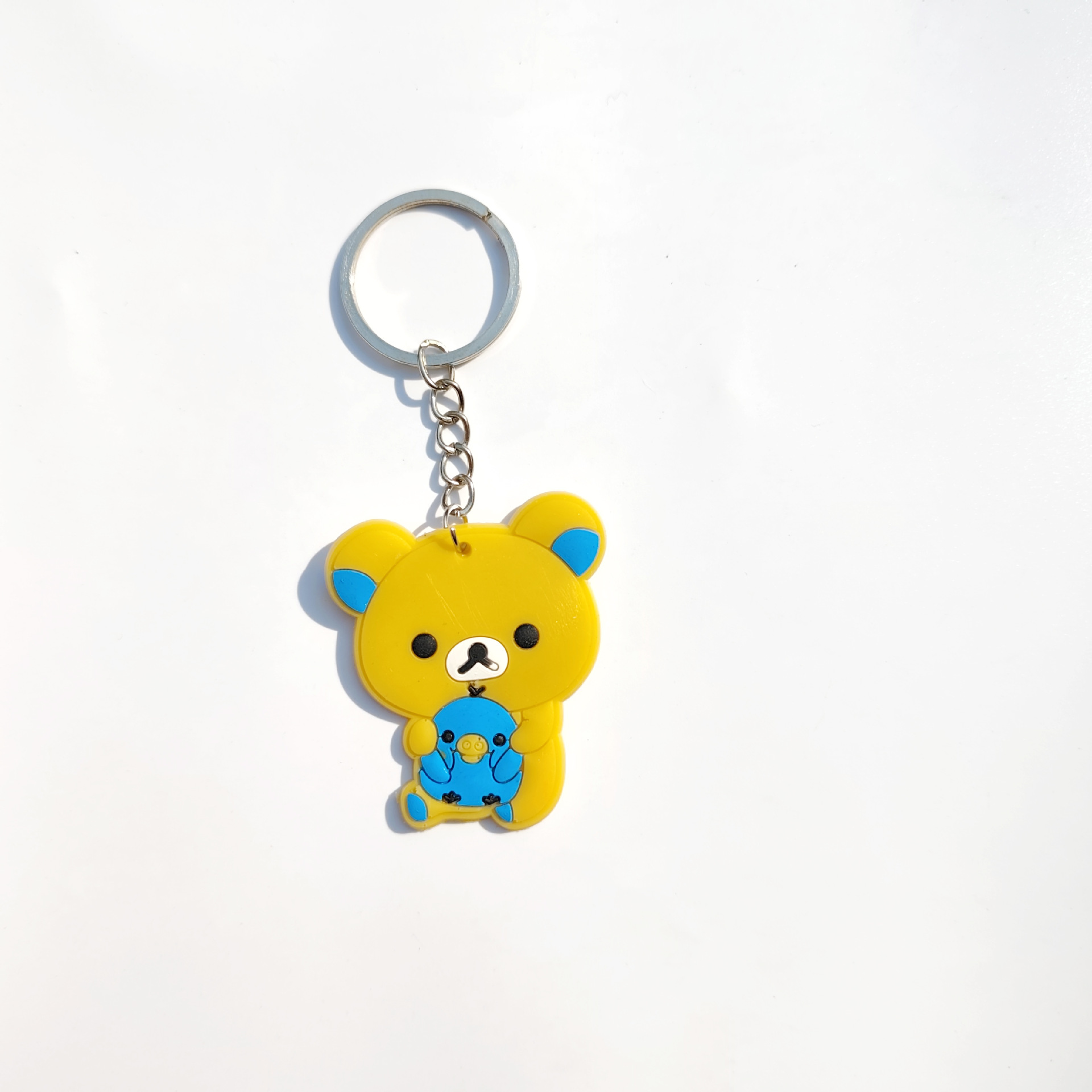 跨境新款动物钥匙扣礼品卡通可爱挂件PVC软胶森林动物钥匙链批发详情32