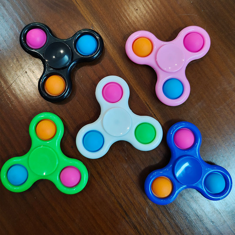 Wholesale three-leaf bubble fidget spinners, finger spinning toys, traditional sports and leisure entertainment pic 6