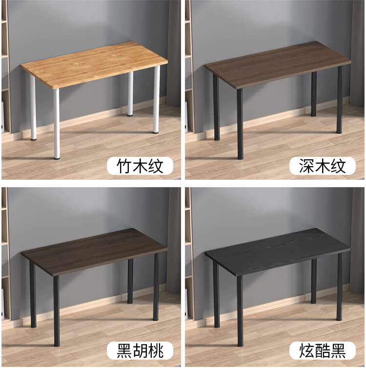Nordic minimalist study computer desk, simple small table, ins style long table, bedroom, home, dormitory, makeup table pic 11