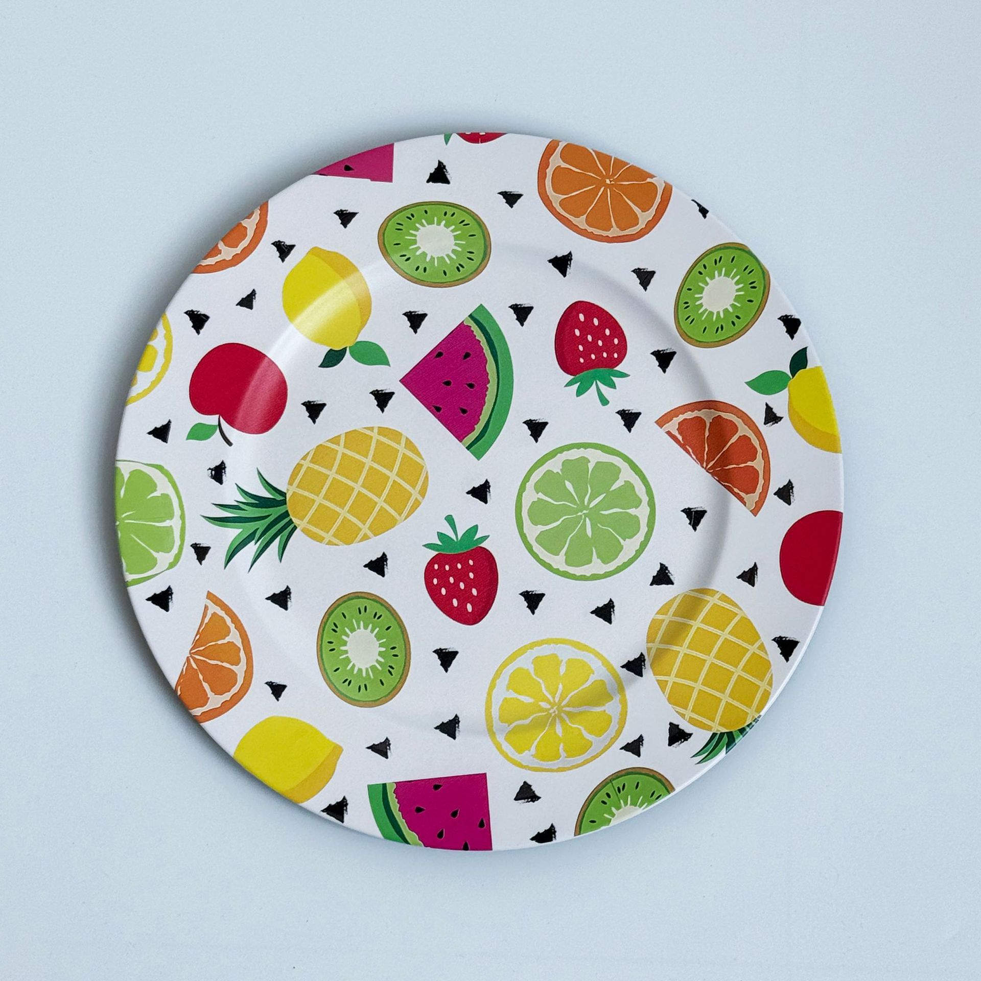 跨镜外贸chargerplates花园花朵系列装饰盘婚礼酒店晚宴派对使用详情3