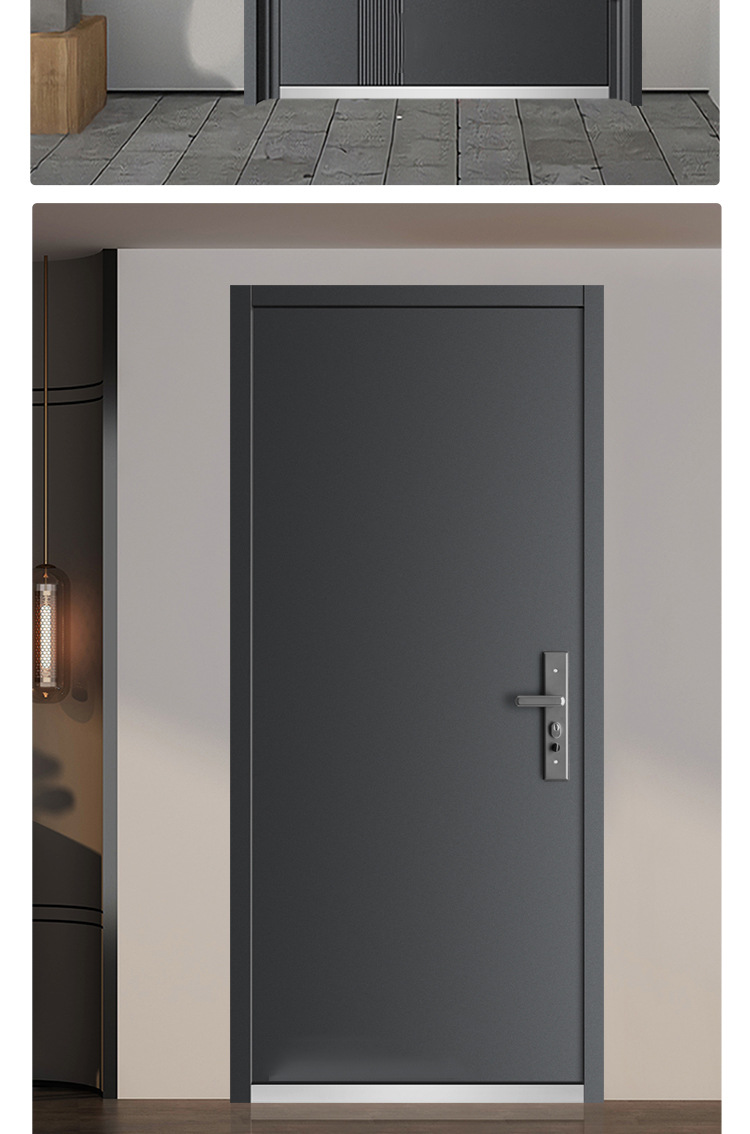 双层防盗门钢制防火门安全门子母门双开门入户单开门进户门消防门详情11