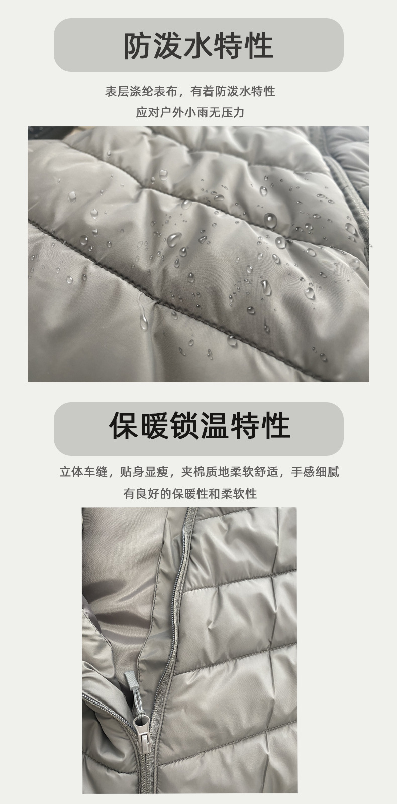  逸途 秋冬战术迷彩加厚马甲外套运动户外轻薄棉跑步保暖发热背心男外穿详情5