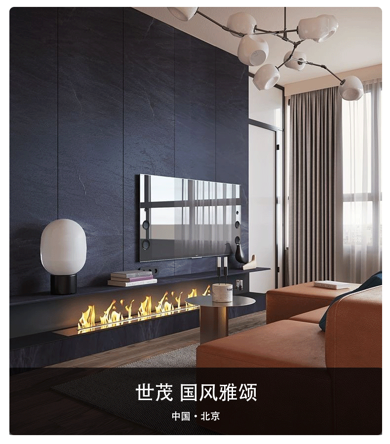 3d雾化壁炉智能客厅装饰用嵌入式美式欧式蒸汽加湿器取暖炉室内详情28