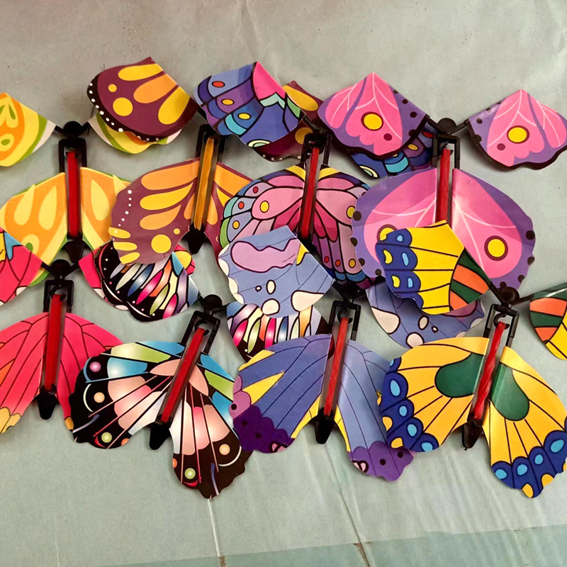 会飞的蝴蝶玩具礼物魔术蝴蝶新奇特书签网红抖音同款魔术道具批发详情5