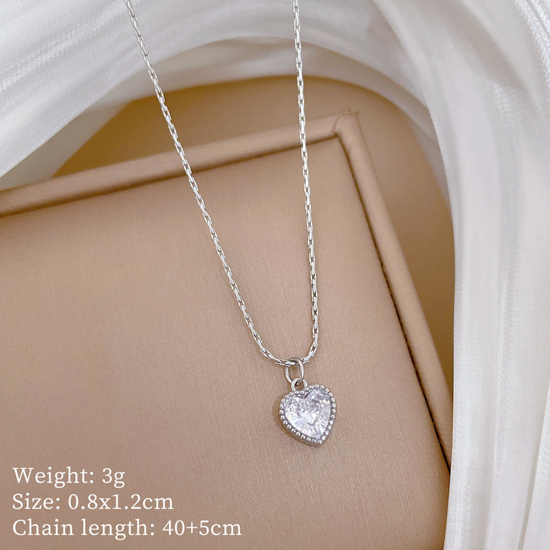 【通体钛钢】炉内真金电镀保色好冷淡项链女ins网红锁骨链配饰品详情47