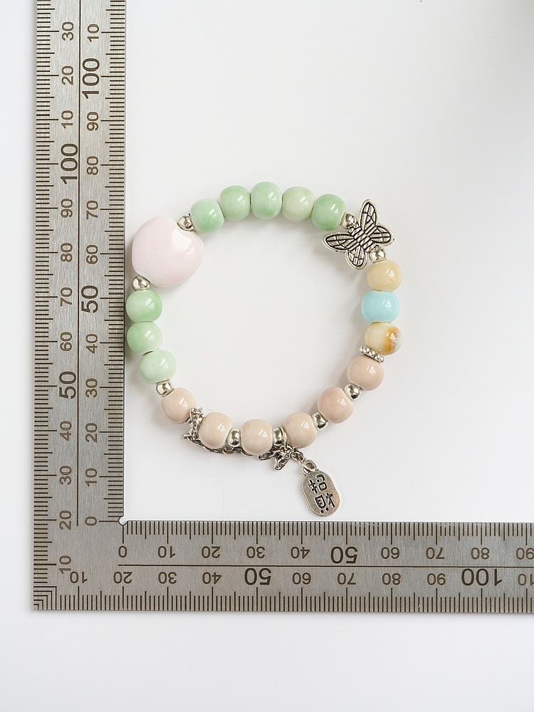 景德镇陶瓷手串新中式饰品批发陶瓷手串10元3串手链女百搭高级感详情1