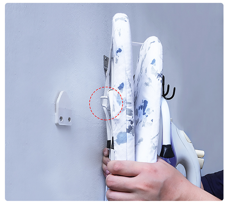 Desktop folding ironing board, small household ironing table, ironing clothes, hanging storage, easy to store, portable ironing board pic 11