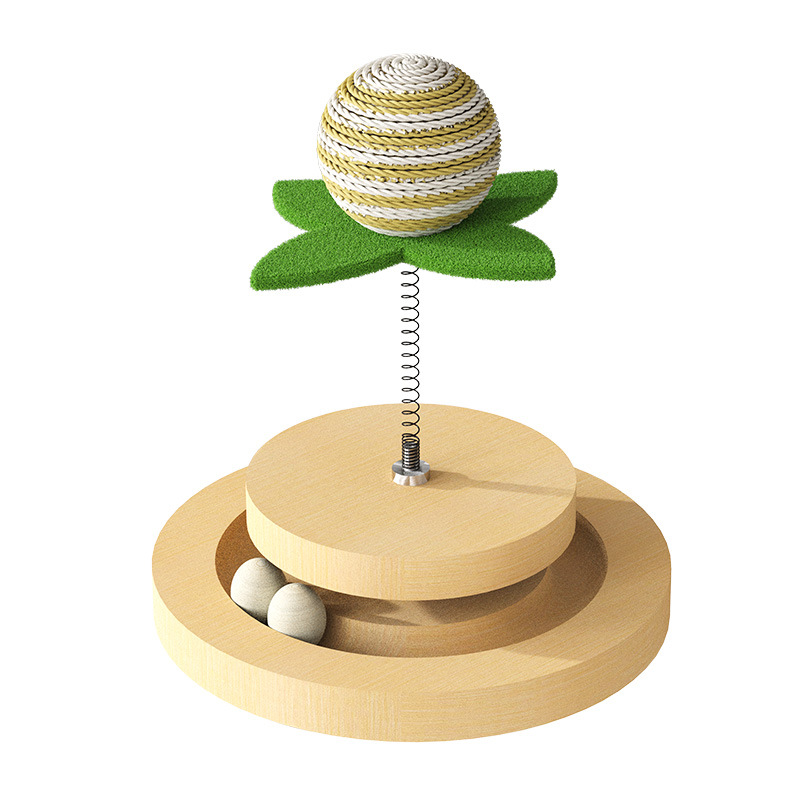 Spring sisal ball toys, pet unbreakable dolls, cat rocking toys, self-entertainment and boredom, teething cat toys, one-piece consignment pic 8
