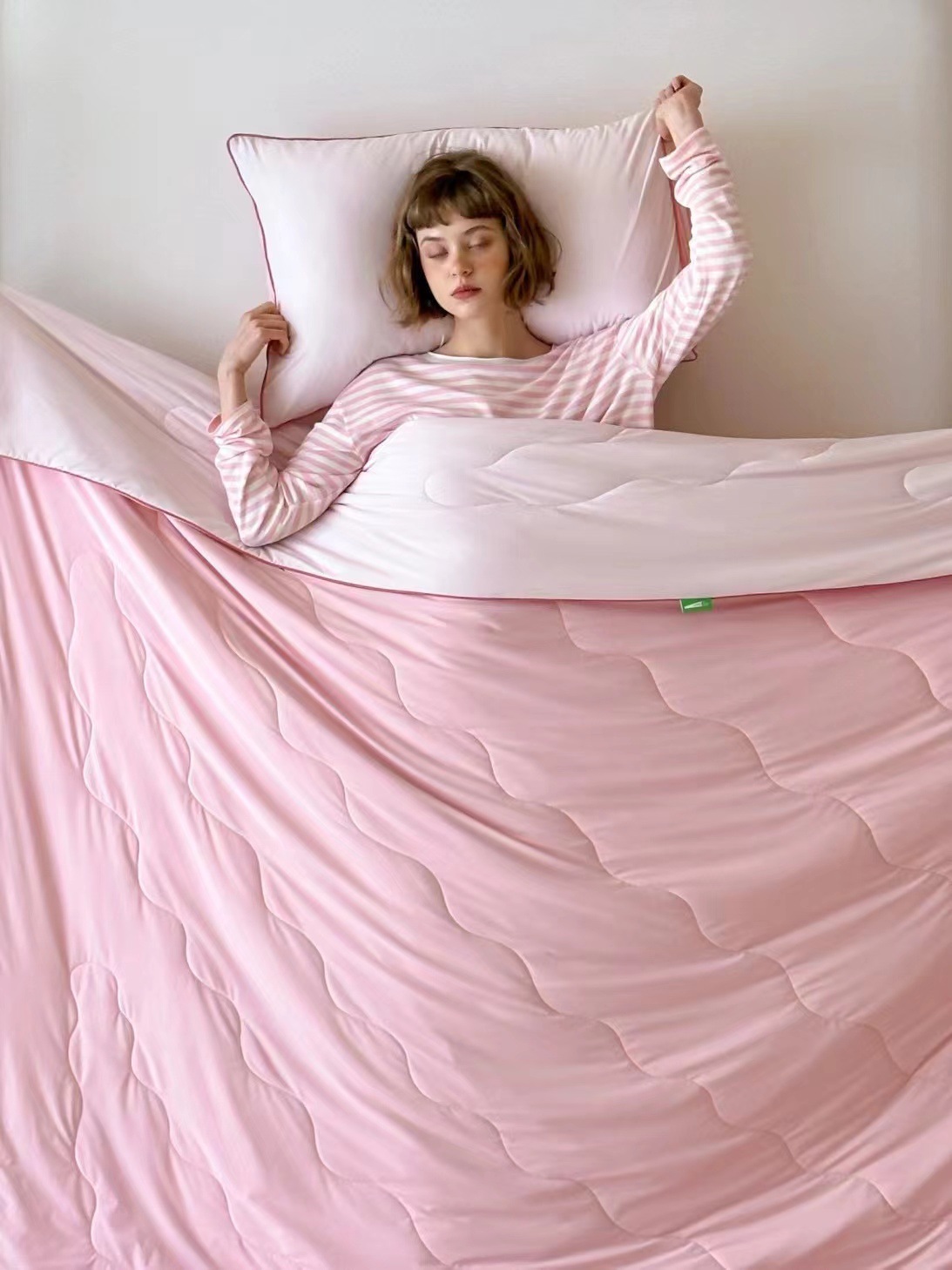 2025 Latest COOL DUCK Summer Quilt 180-gram soft single and Double soy plain air-conditioned quilt pic 11