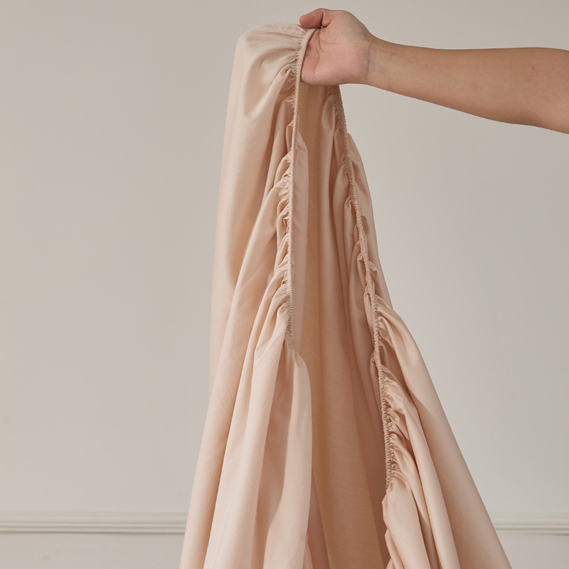 Single-piece quilt cover, pure cotton long-staple cotton bed sheet, bed cap, oversized quilt cover, skin-friendly single and double solid color bedding pic 109