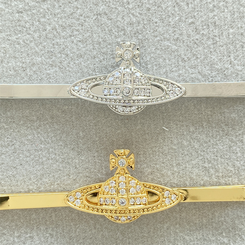 欧美款西太后星球发卡新款镶钻一字夹刘海夹欧美轻奢高级感发饰女详情5