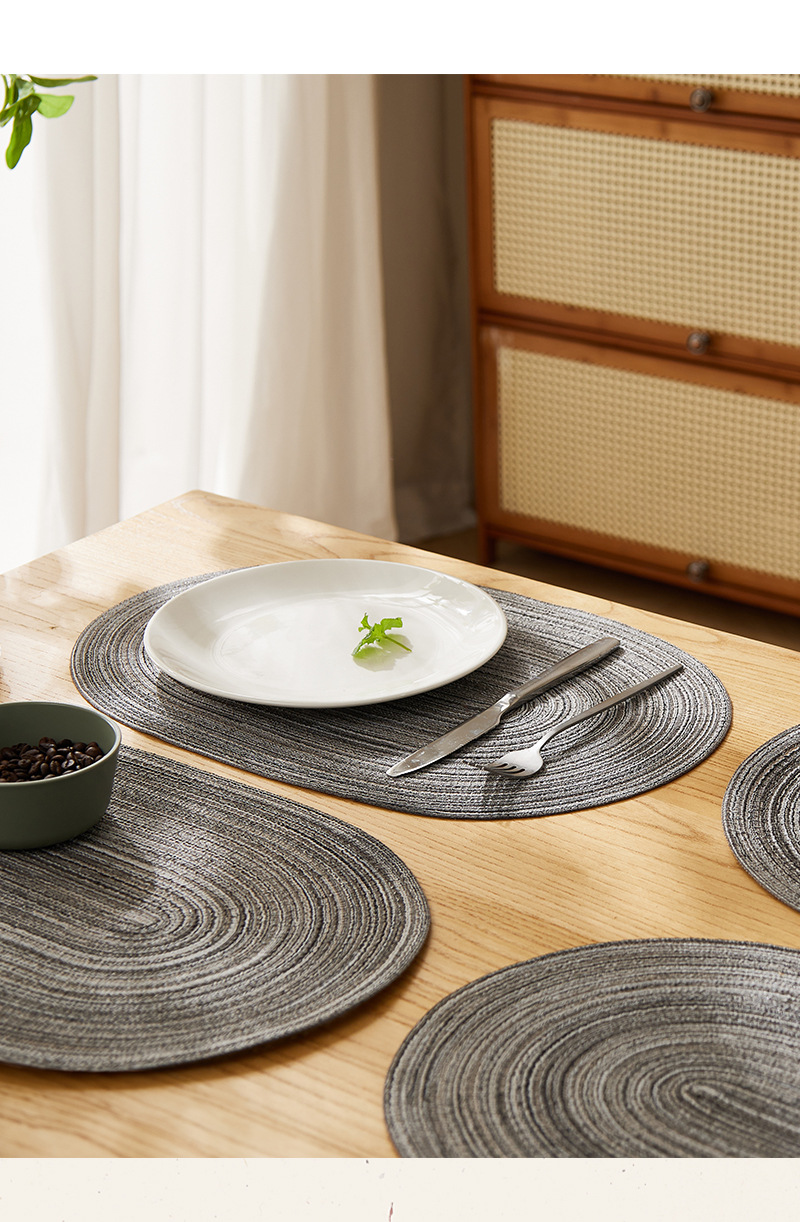 亚马逊北欧简约餐垫隔热防水餐厅桌垫家用杯子垫碗盘垫子防烫锅垫详情13