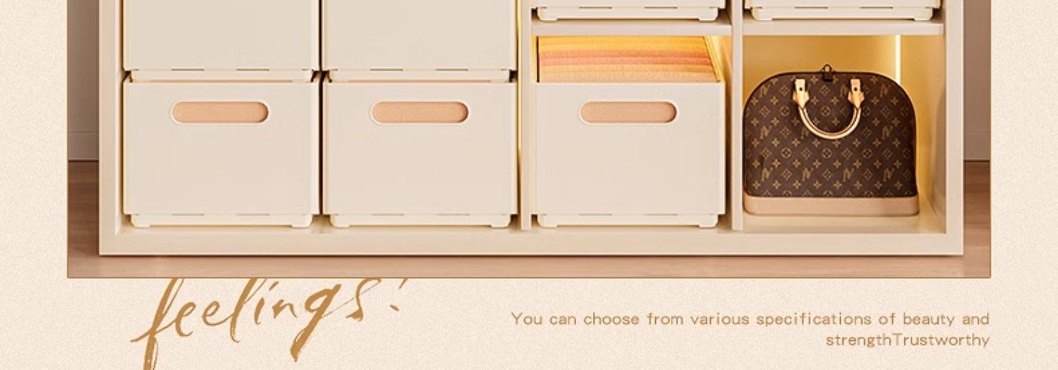 Wardrobe storage box, clothing organization, toy storage box, desktop drawer, underwear storage box, plastic clothes storage box pic 6