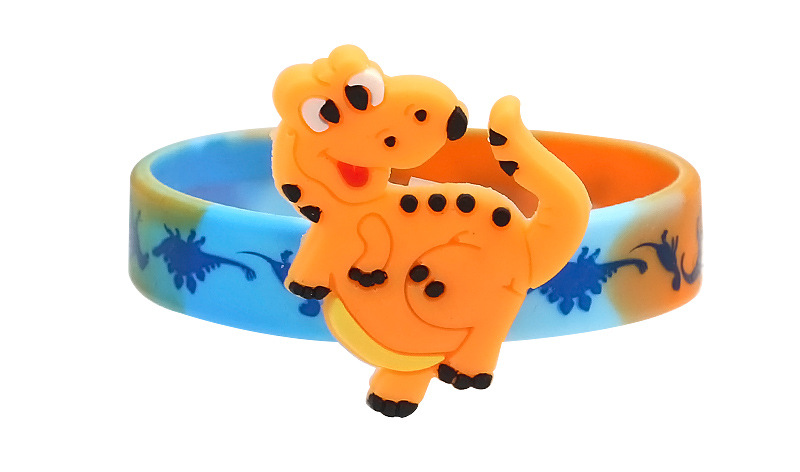 2025新款亚马逊恐龙硅胶手环卡通手饰 侏罗纪恐龙世界手腕带现货详情10