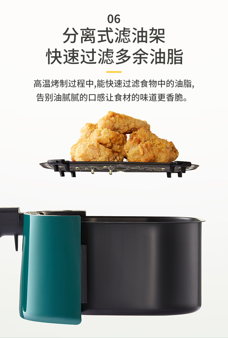 Wholesale air fryers, large-capacity household electric fryers, fully automatic French fries machines, air fryers pic 8