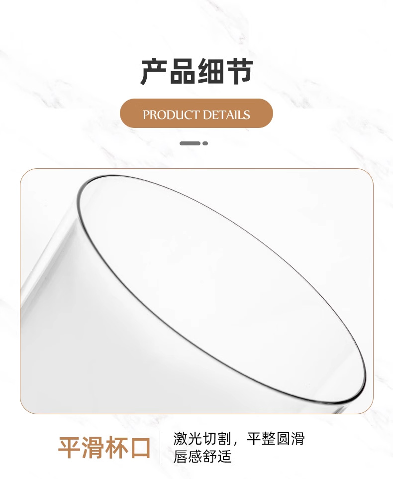 Czech imported crystal glasses, high-end lead-free whisky glasses, high-end gold-painted light luxury beer glasses, beverage glasses and water glasses pic 18