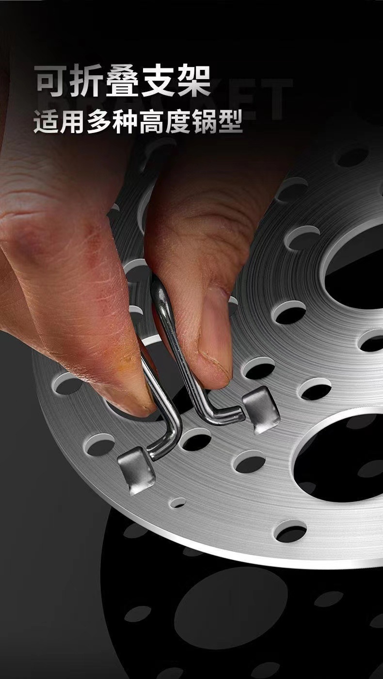 不锈钢蒸架隔水家用高脚多用加厚万能蒸蛋架高压锅电饭煲折叠蒸盘详情9