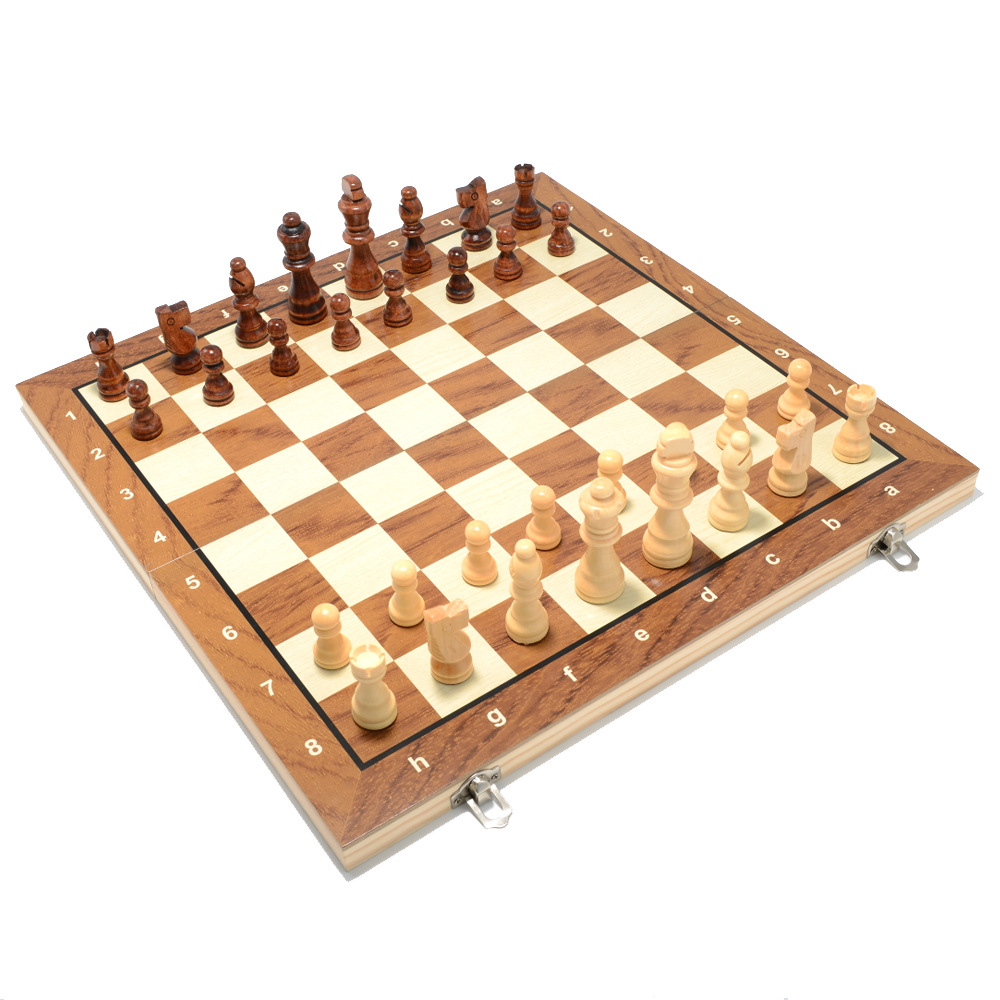 New wooden two-in-one magnetic international elephant foldable puzzle board game toy for direct sales across borders pic 2