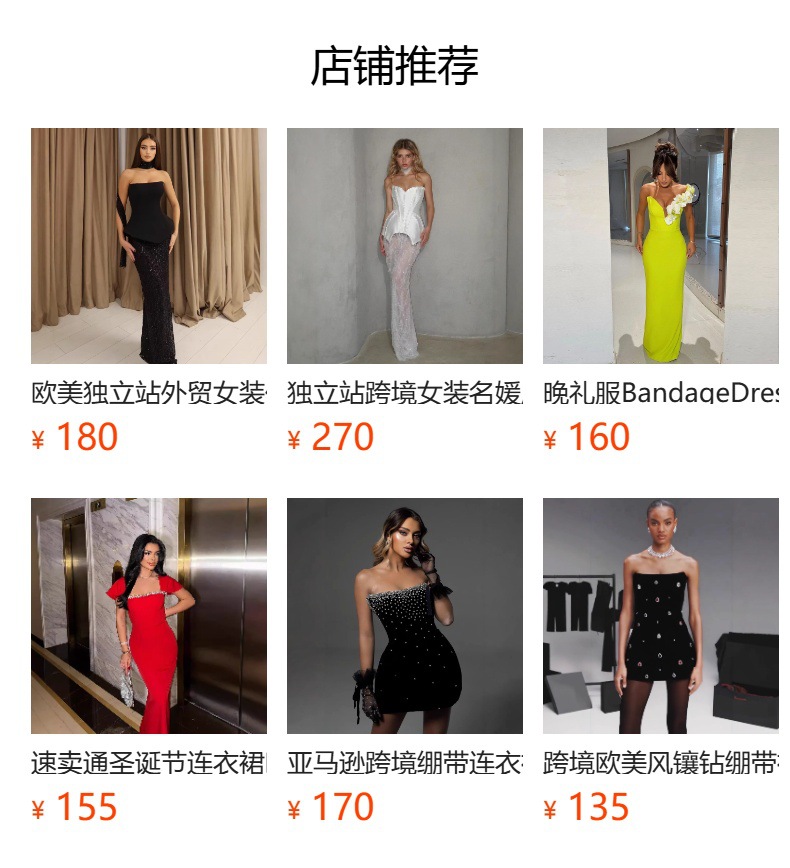 御姐风女装2025春夏斜肩花朵高品质大牌Elegant连衣裙派对小礼服详情1