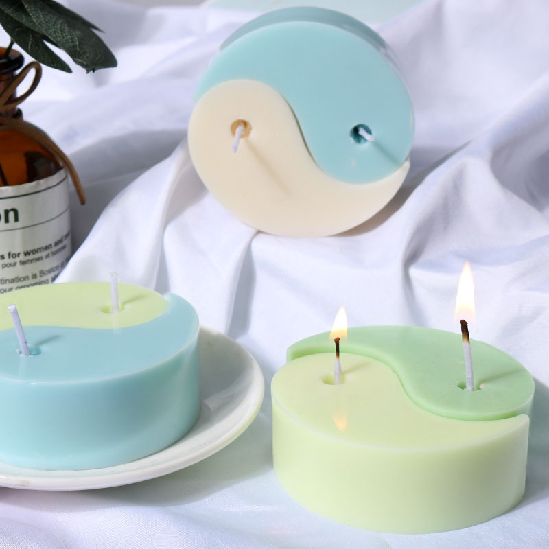 Silicone diy resin mold for Tai Chi candles, silicone mold for scented candles, gift resin pic 9