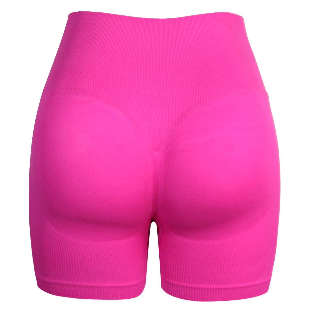 Cross-border seamless threaded peach shorts, hip-lifting yoga capri pants, super elastic slimming sports running fitness pants for women pic 24