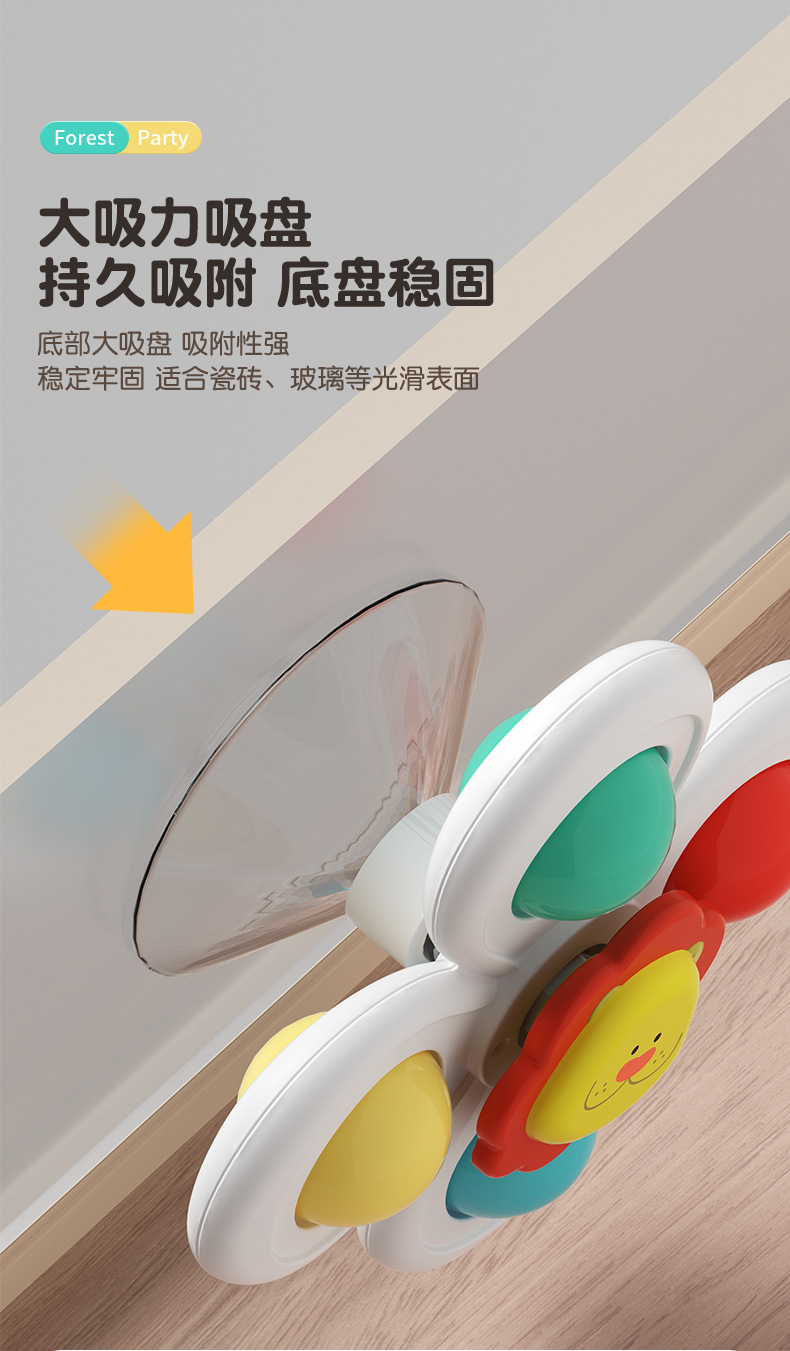 婴儿餐桌吸盘转转乐宝宝0一1岁益智早教餐椅玩具六6-12个月9以上8详情4