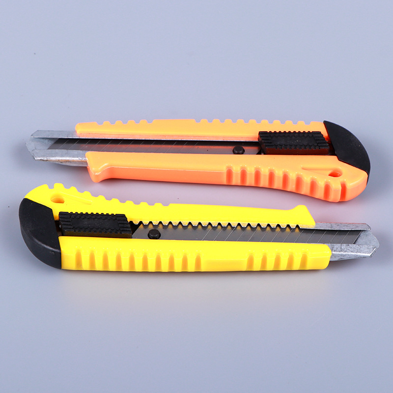 Bagged plastic push utility knife, multi-purpose convenient wallpaper cutting knife, office art stationery unboxing paper cutting knife pic 21