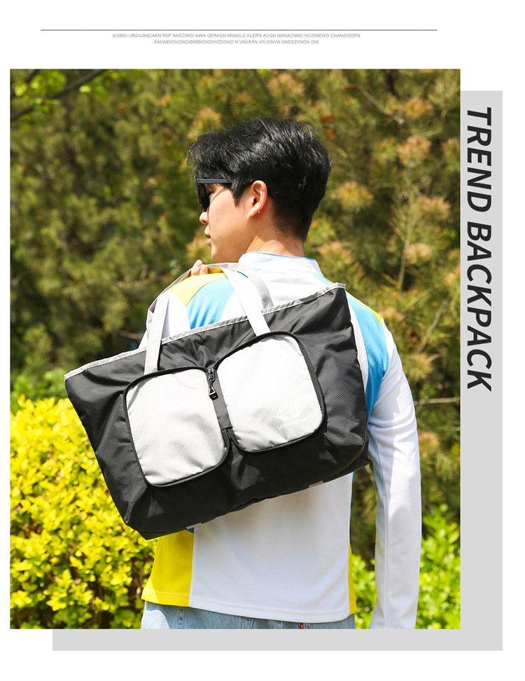 Yitu Warner Heim storage Bag, large-capacity hand-held outdoor picnic bag, cross-border single-shoulder travel bag, fitness bag, luggage bag pic 16