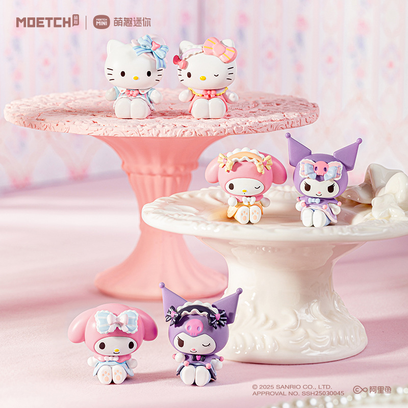 Officially authorized Sanrio Cute Bean Series Sweet Bud Love Blind Box Ornaments, trendy and cute figurine ornaments as gifts pic 14