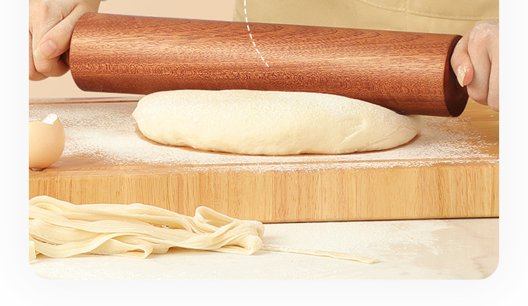 Solid wood rolling pin, roller type, household rolling pin, dough rolling pin, dumpling wrapper rolling pin, large hammer dough rolling pin pic 21